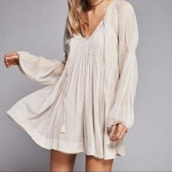 Free People Dresses & Skirts - Free People Lunar Rock Mini Smocked Dress